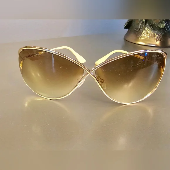 Tom Ford | Accessories | Tom Ford Elegant Gold And Cream  display picture 1